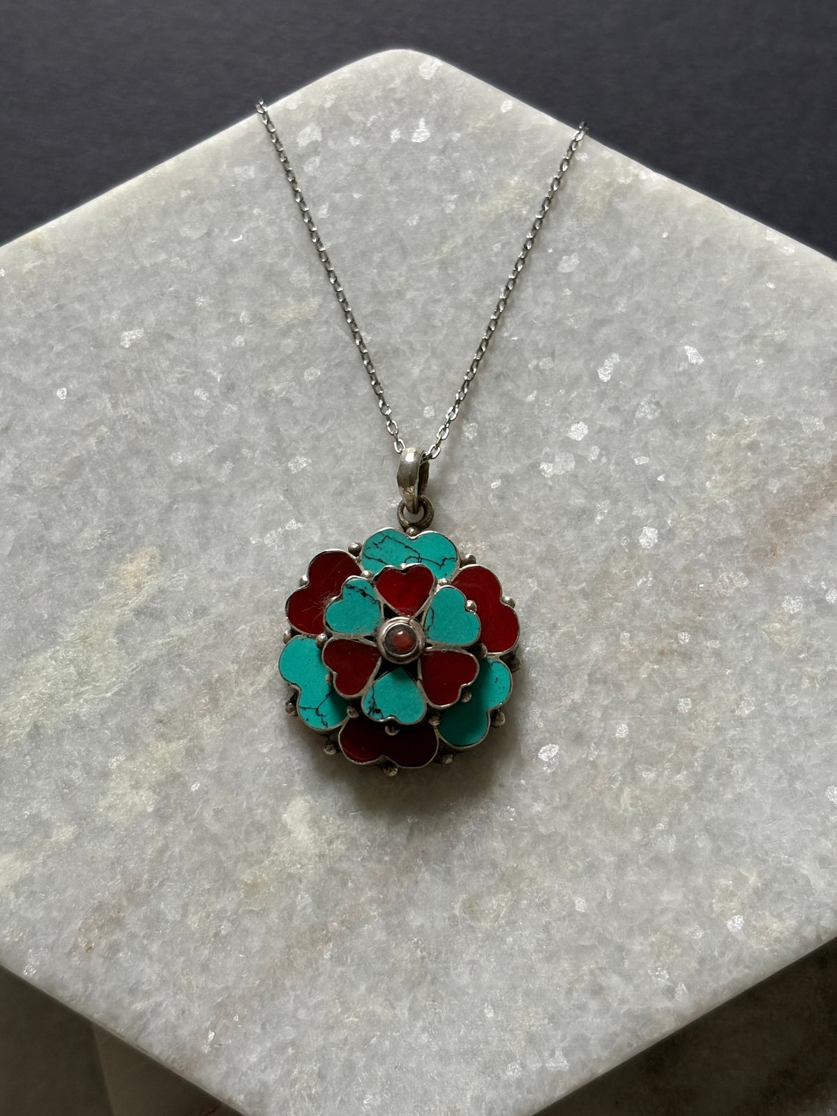 Turquoise & Agate Necklace