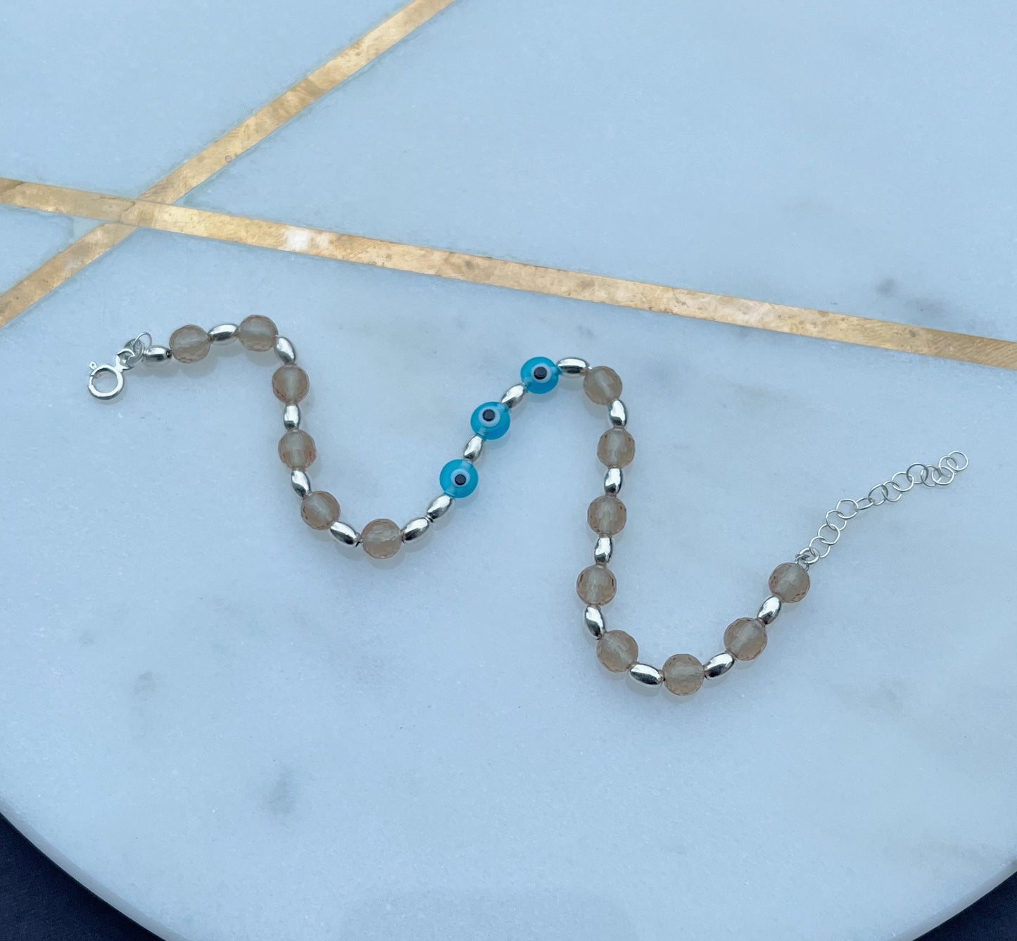 Evil Eye Zultanite Bracelet