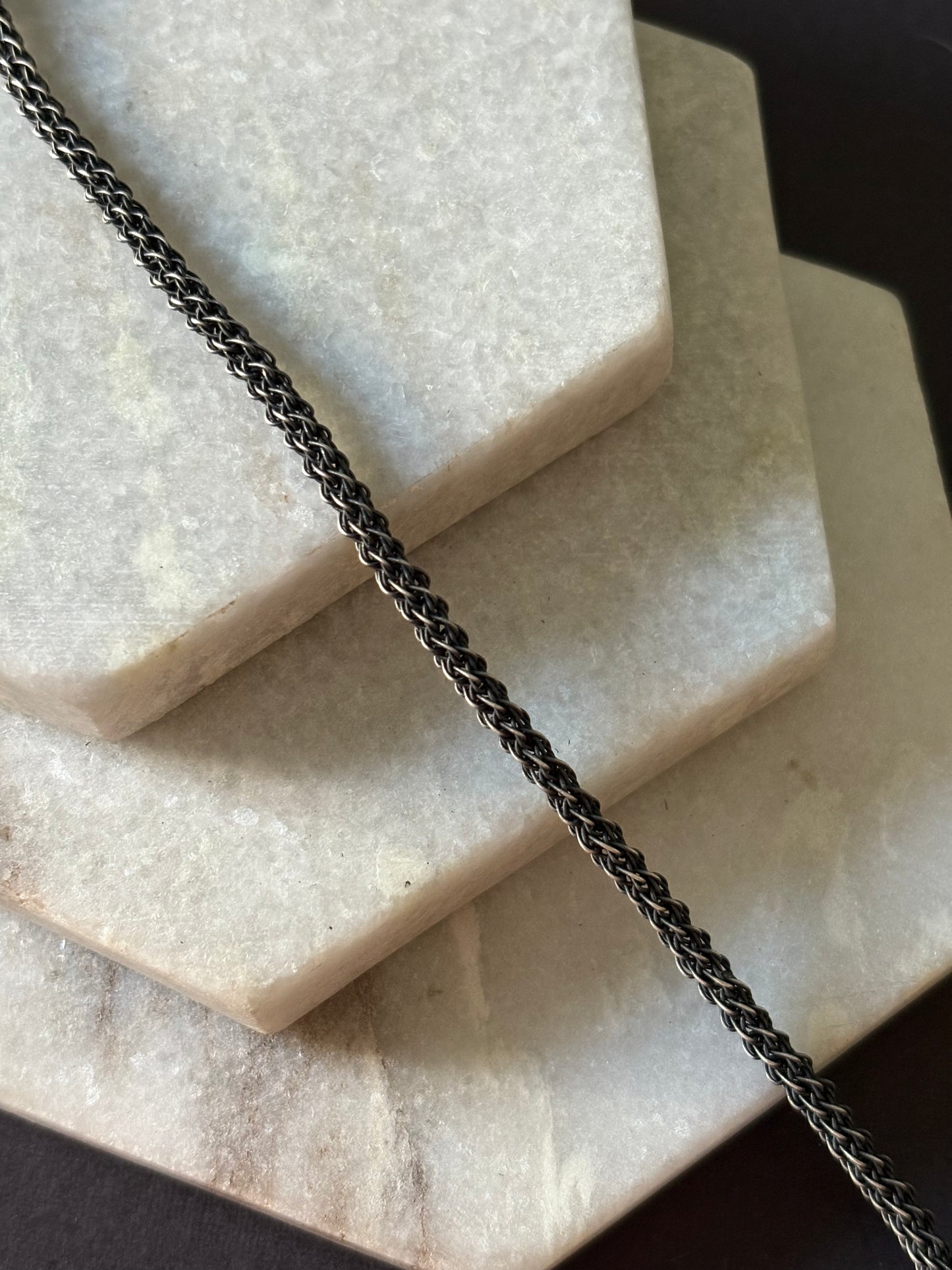 Woven Silver Thread Bracelet