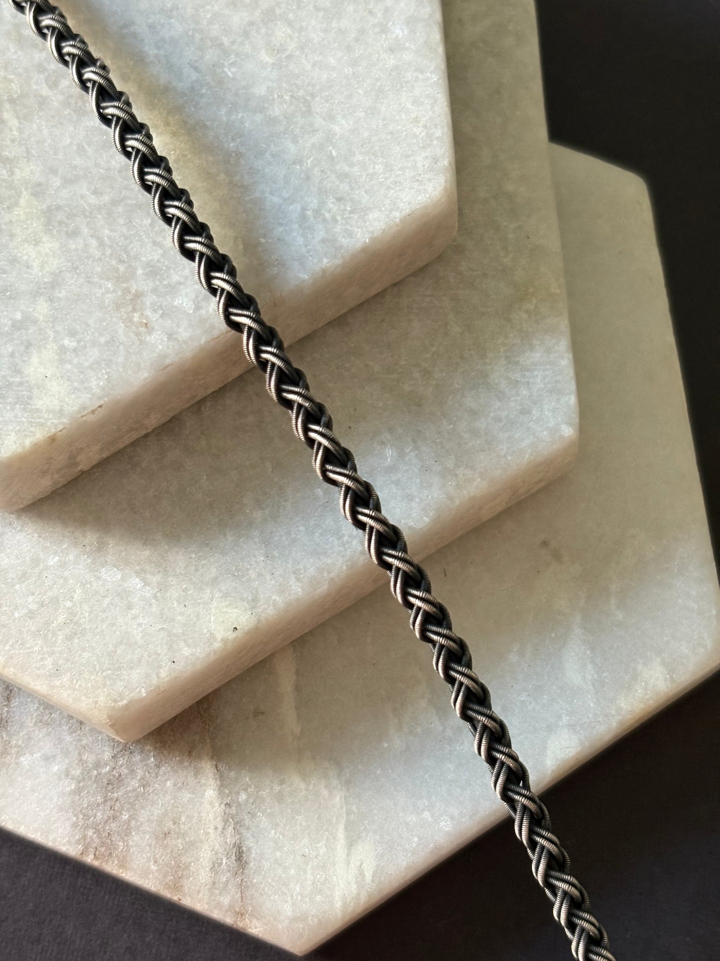 Rope Silver Thread Bracelet
