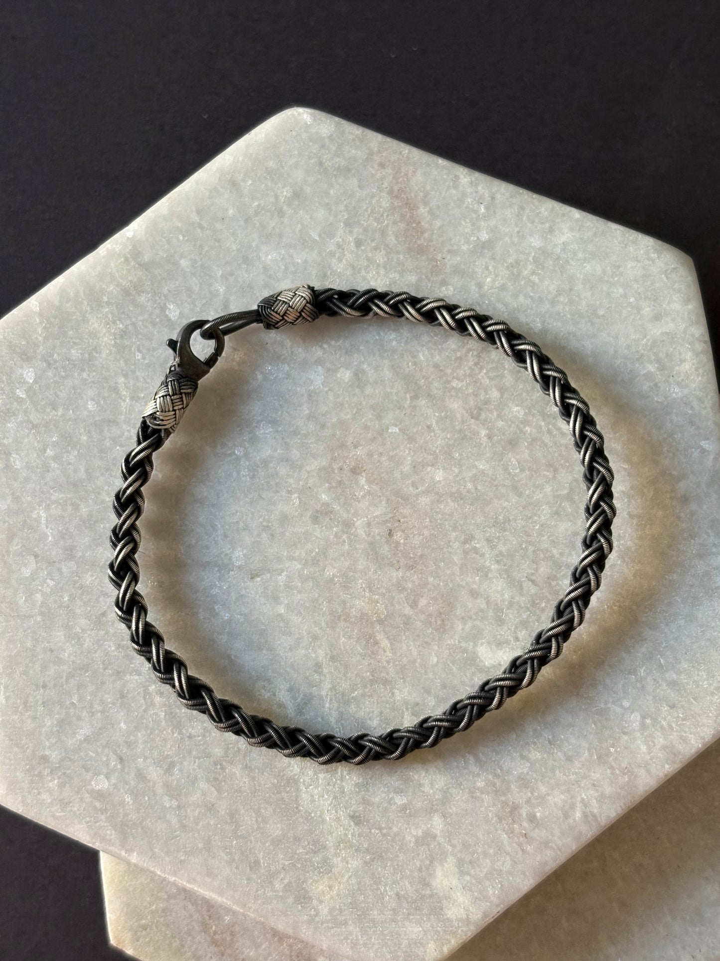 Rope Silver Thread Bracelet