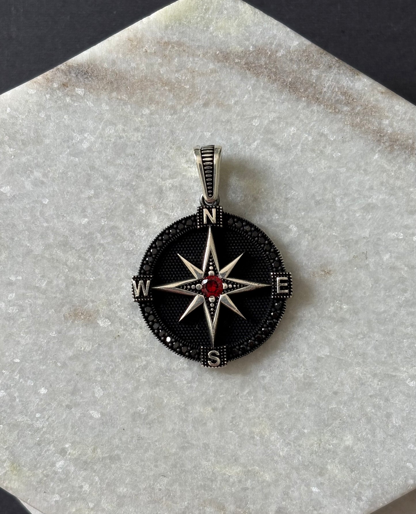 Rising Compass Pendant