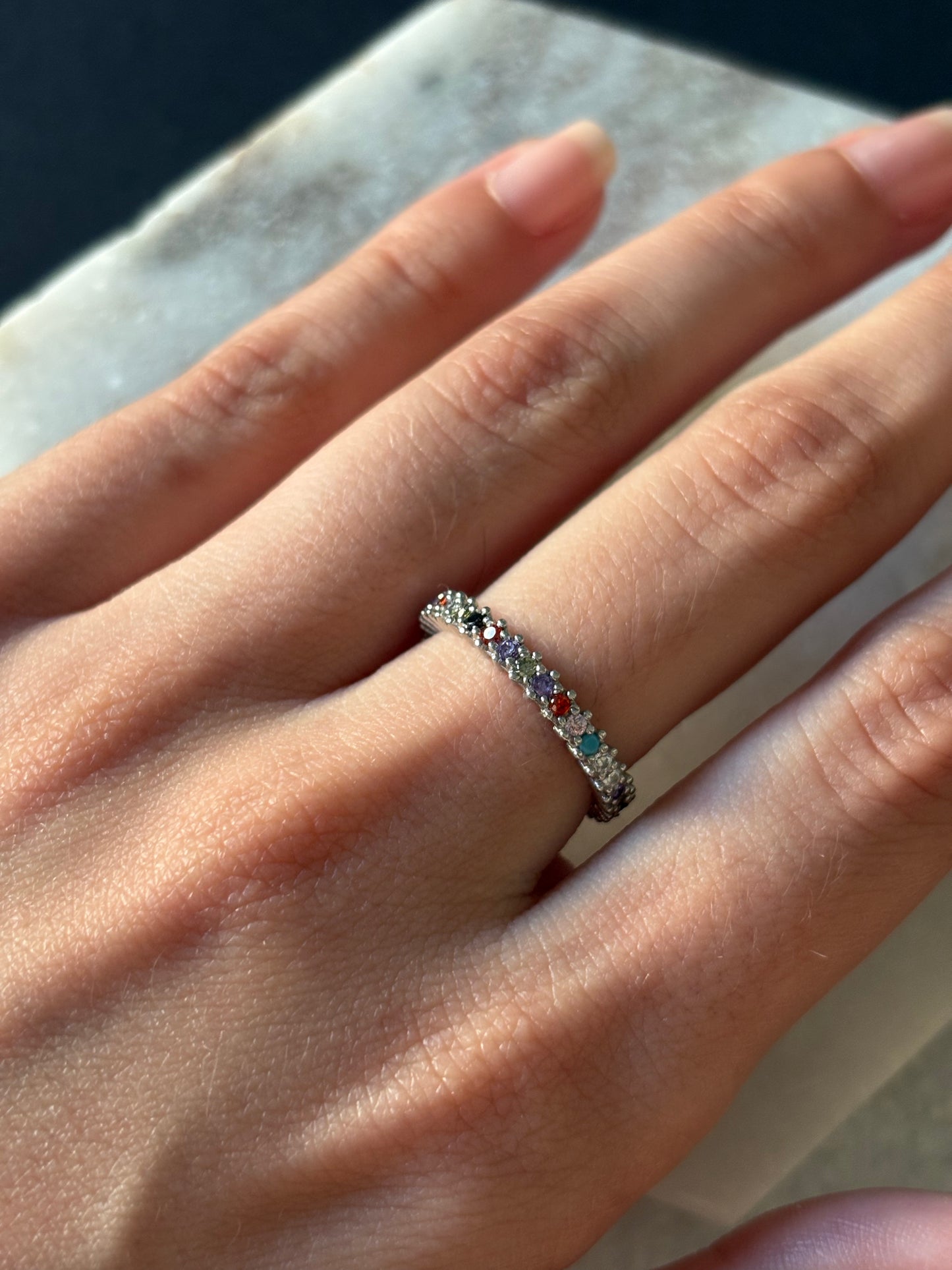 Mosaic Stackable Ring