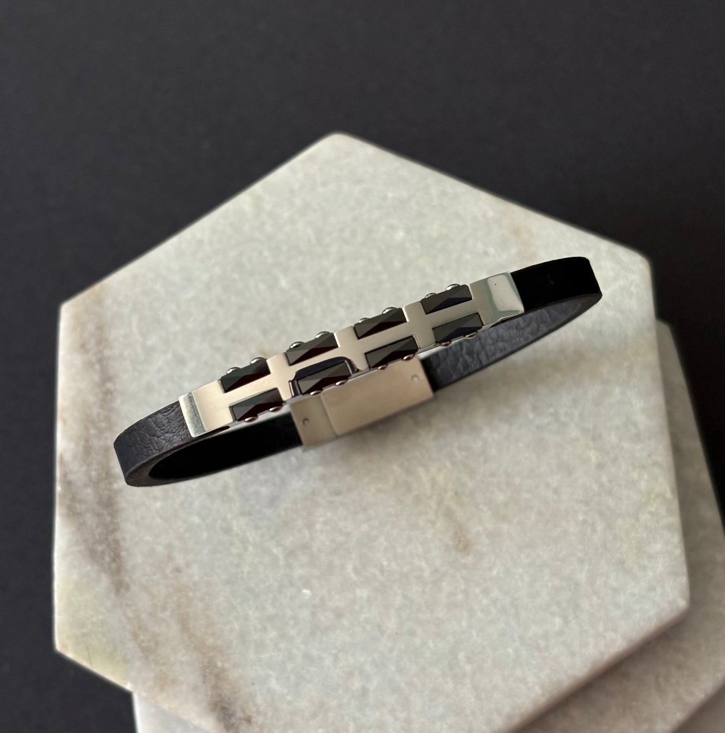 Hematite Shine Bracelet