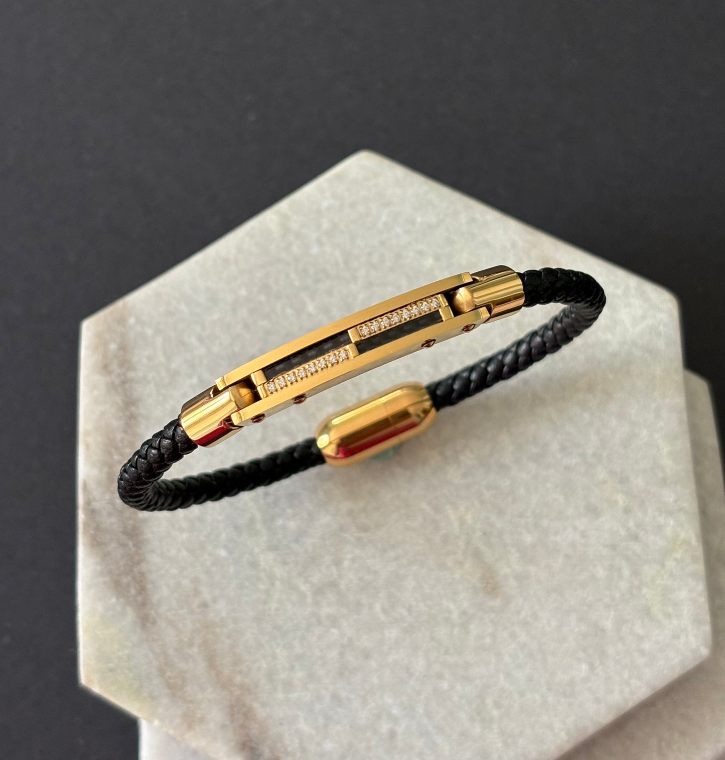 Checkered Braided Bracelet