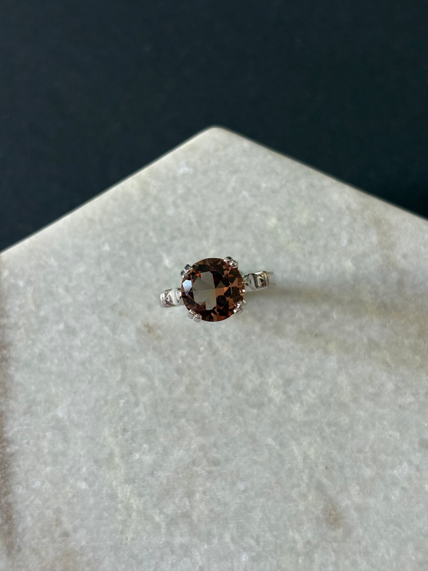 Large Round Solitaire Ring