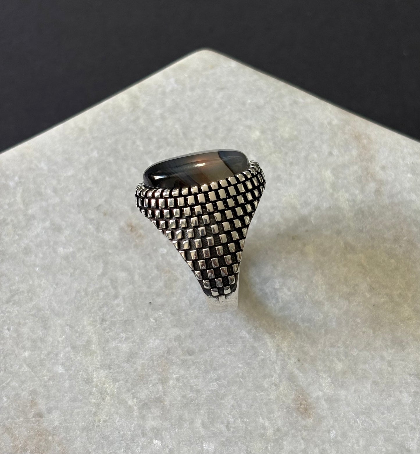 Sahara Yemeni Aqiq Ring