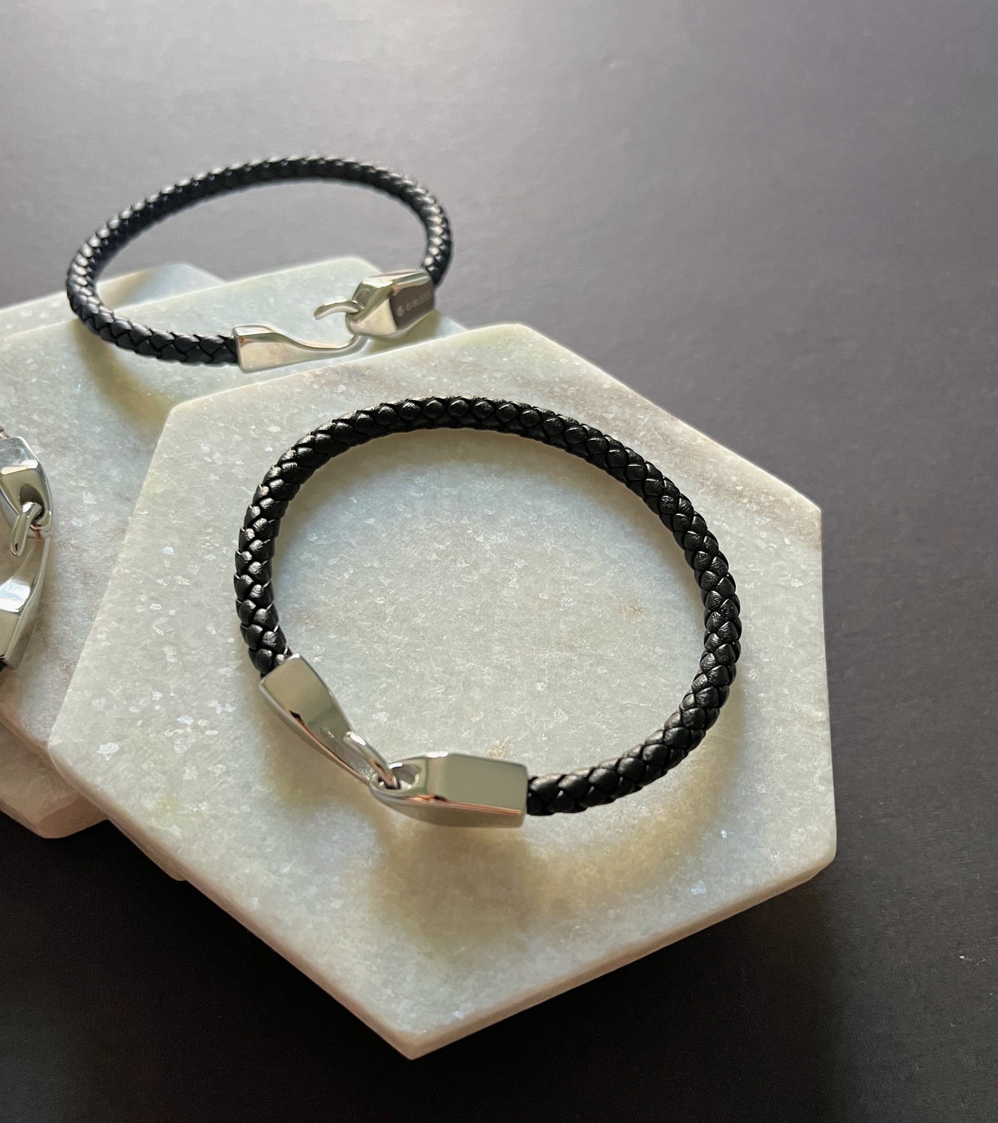 Braided Hook Leather Bracelet