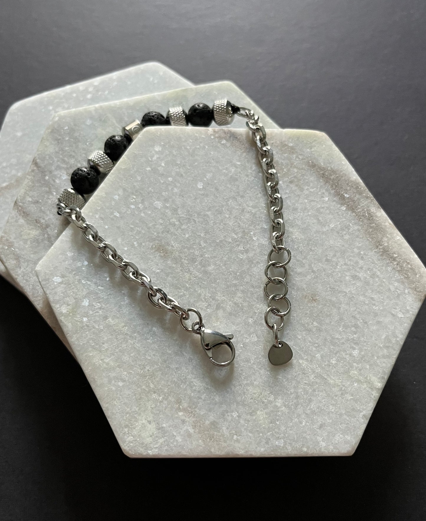 Stainless Steel Natural Stone Bracelet