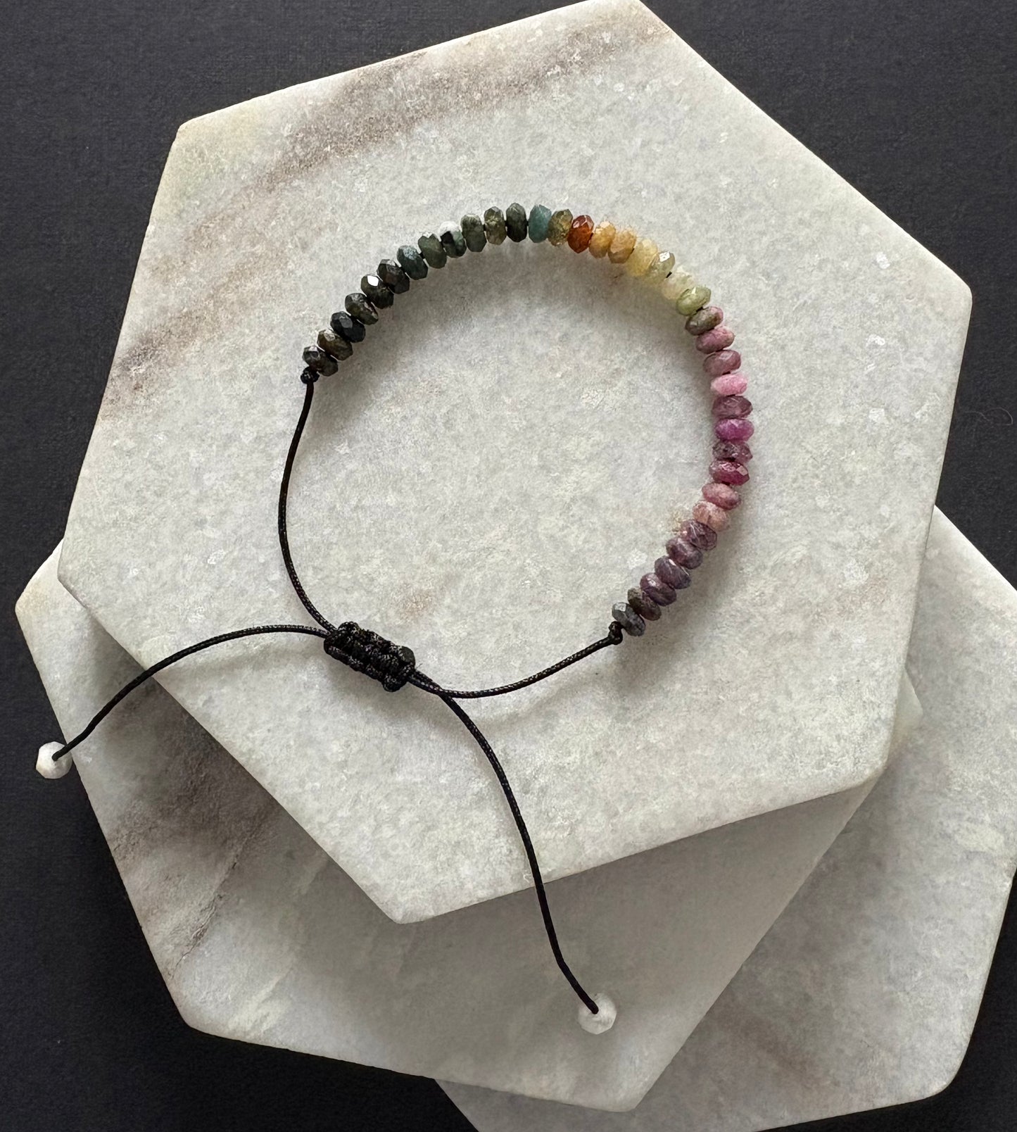 Adjustable Tourmaline Bracelet