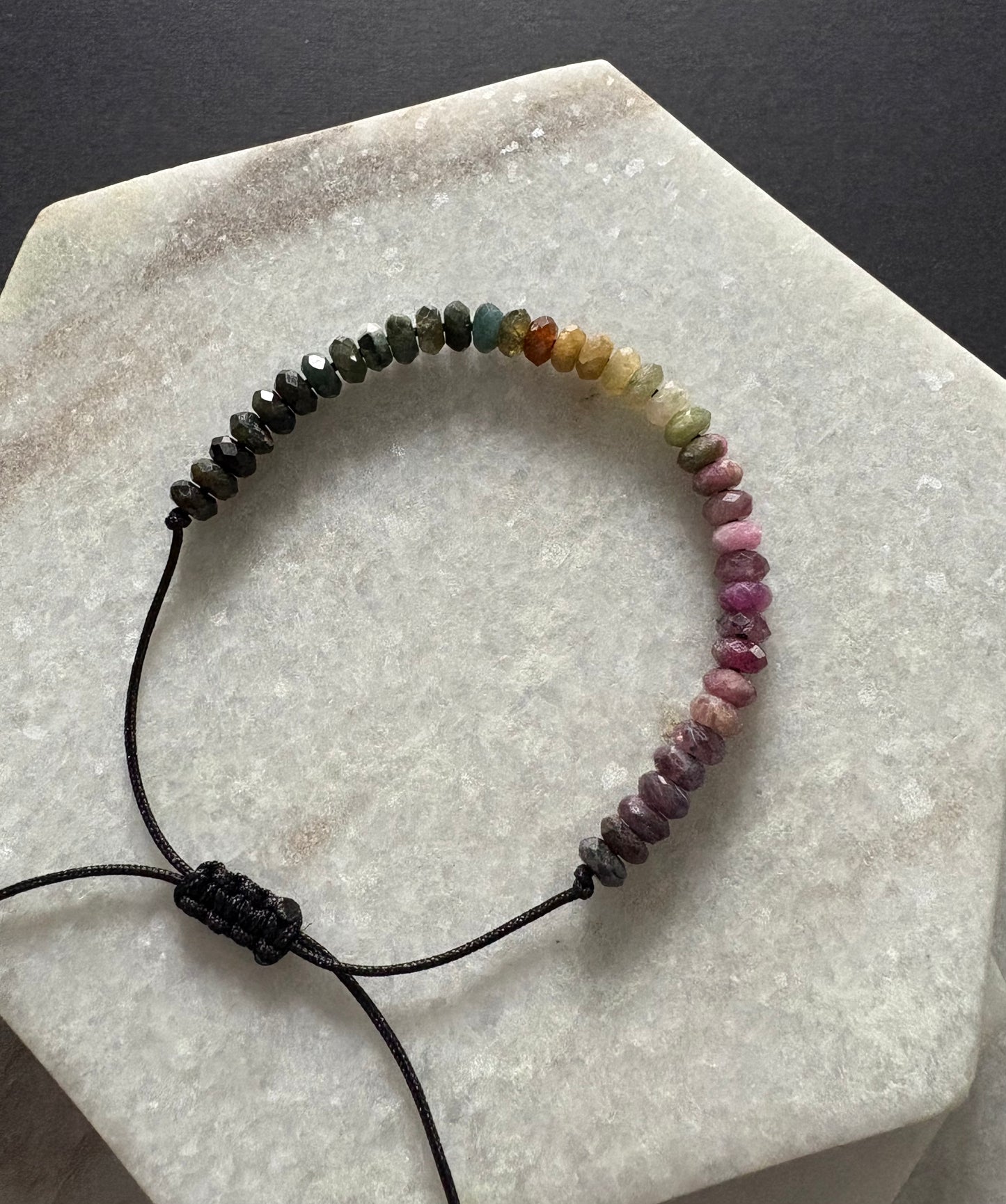 Adjustable Tourmaline Bracelet