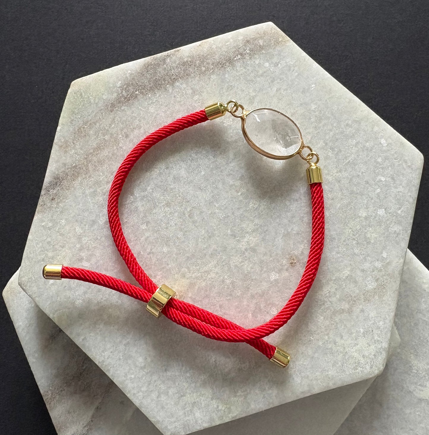 Adjustable Natural Stone Bracelet