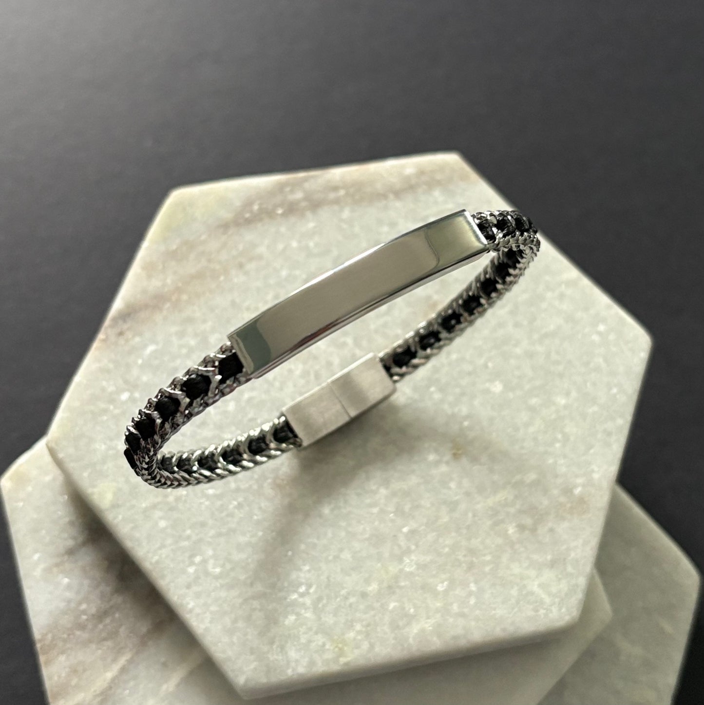 Leather Weave Bracelet