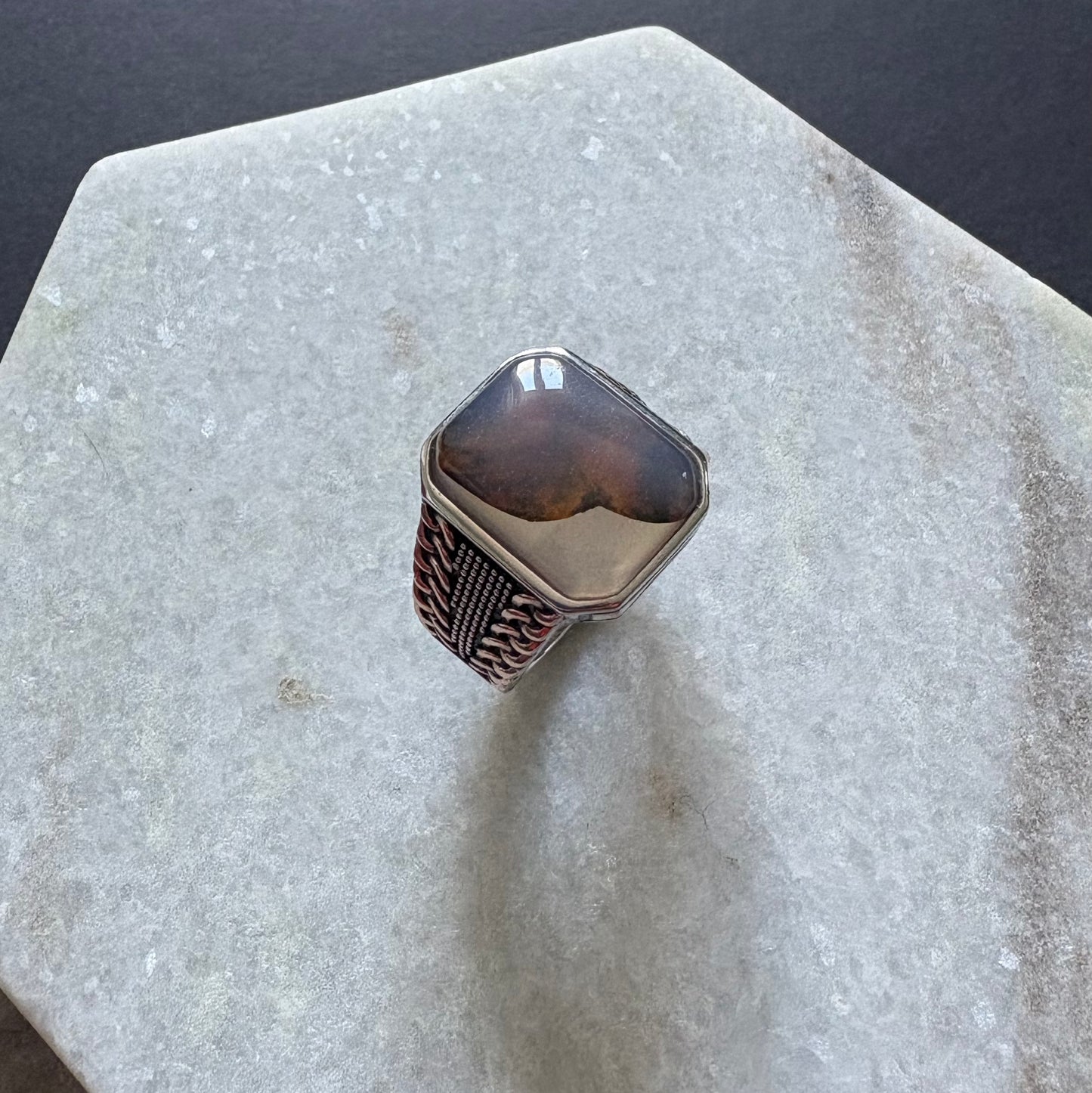 Othman Yemeni Aqiq Ring