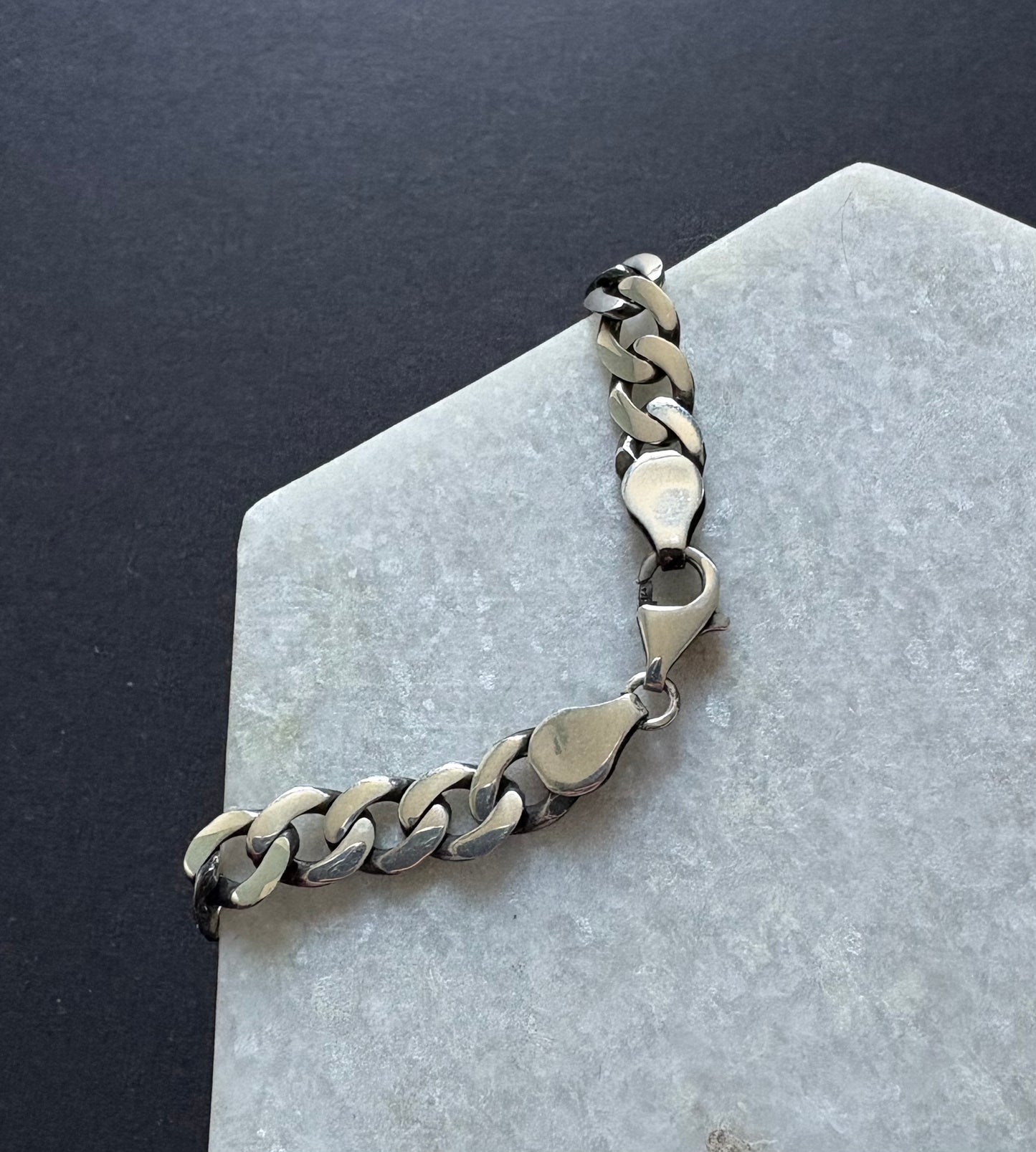 Turquoise Cuban Chain Bracelet