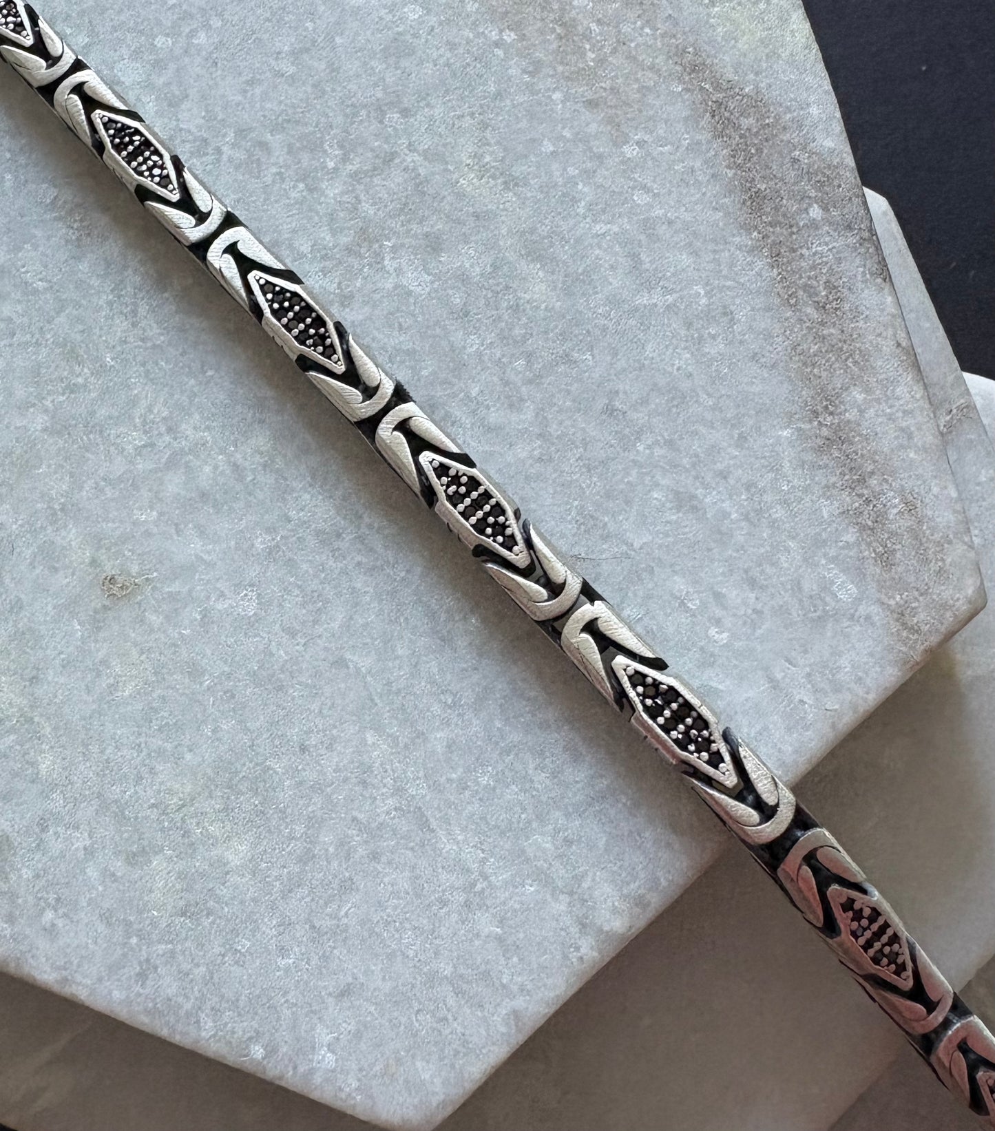 Embellished Box Byzantine Bracelet
