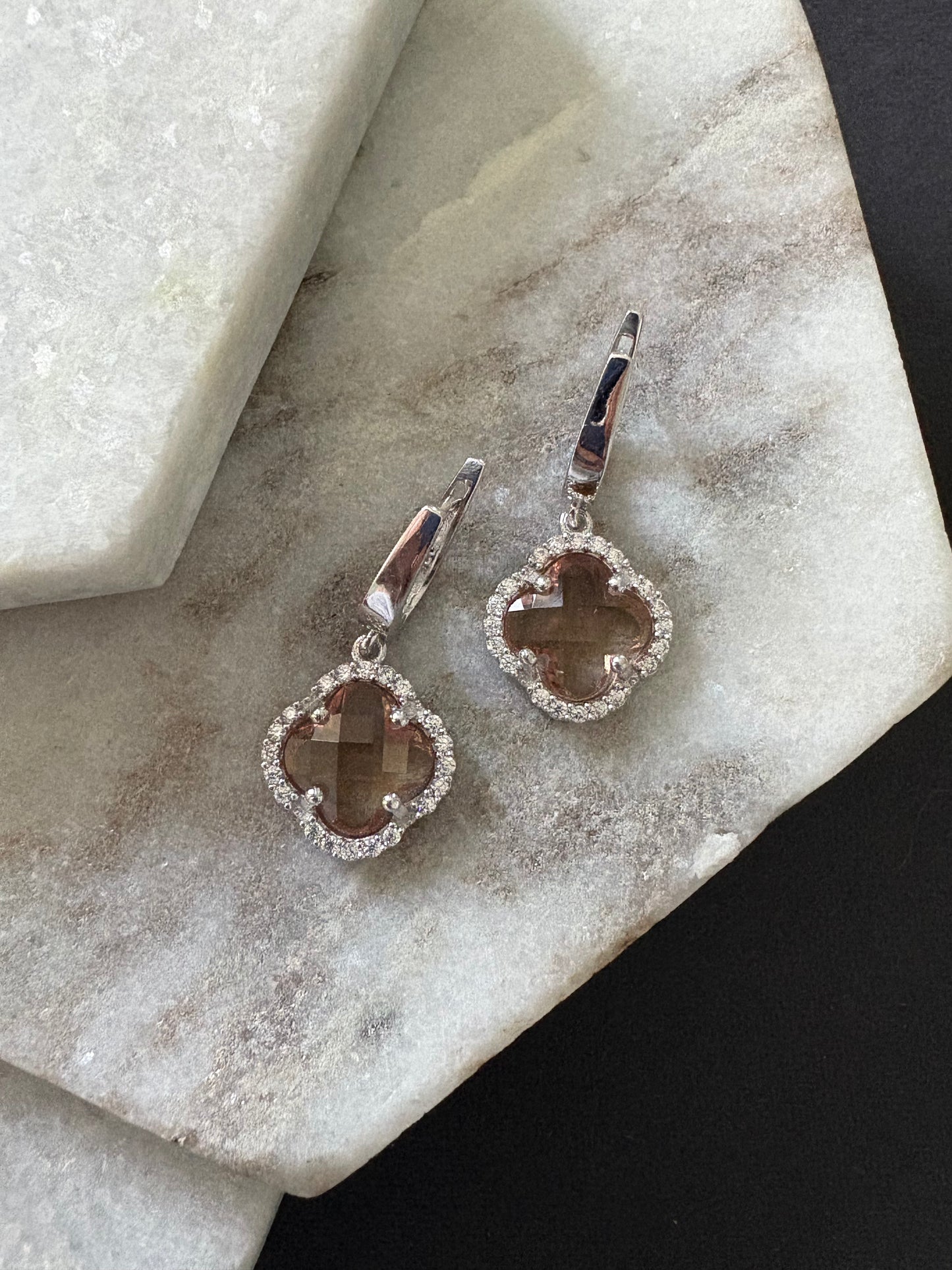 Mini Pavé Clover Set