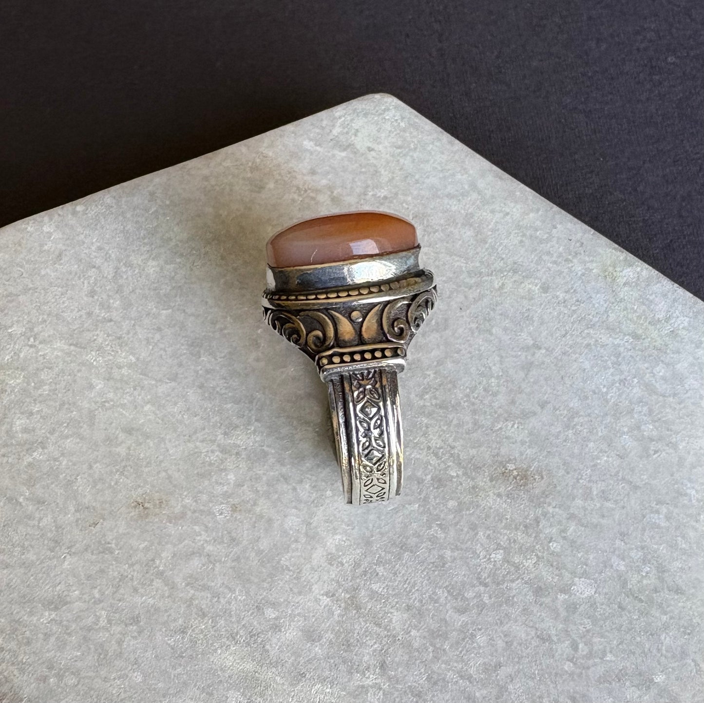 Jeddi Yemeni Aqiq Ring