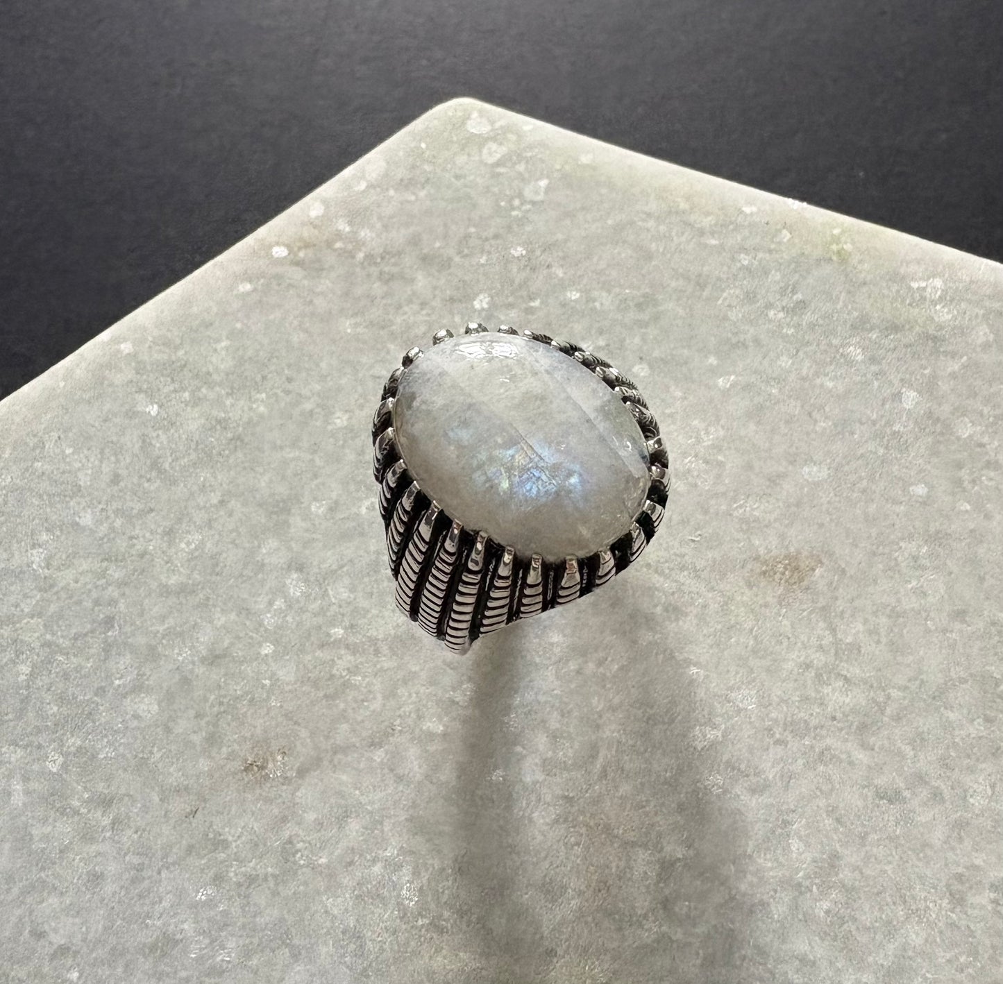 Emir Moonstone Ring