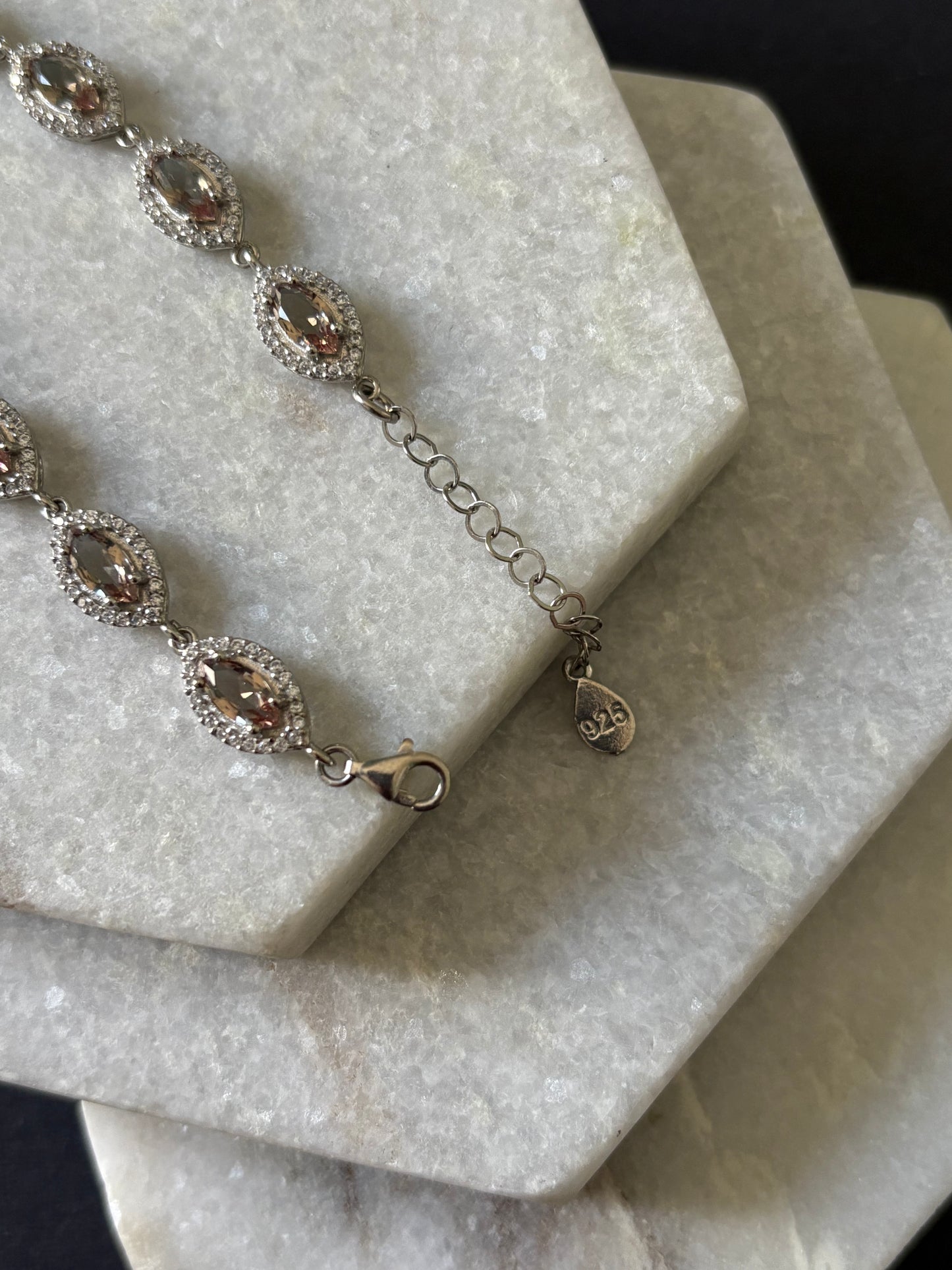 Marquise Cut Tennis Zultanite Bracelet