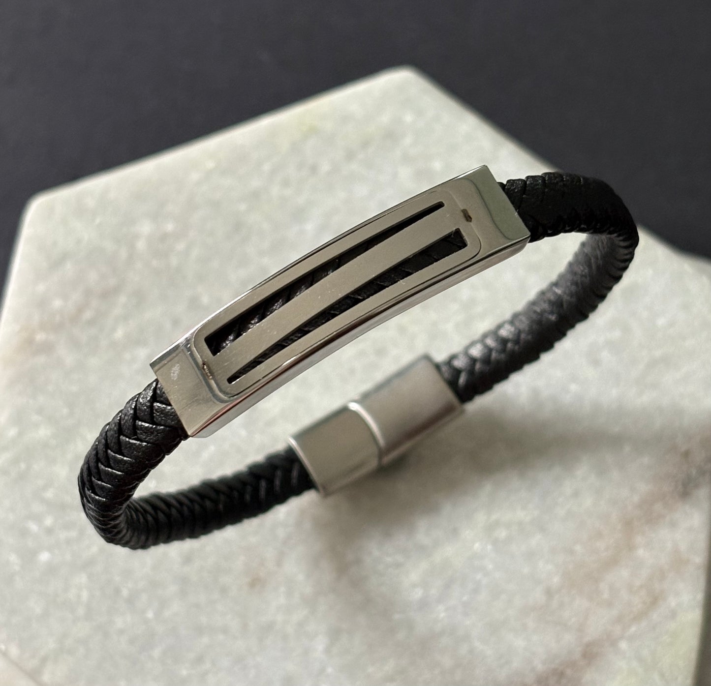 Diagonal Braided Bracelet