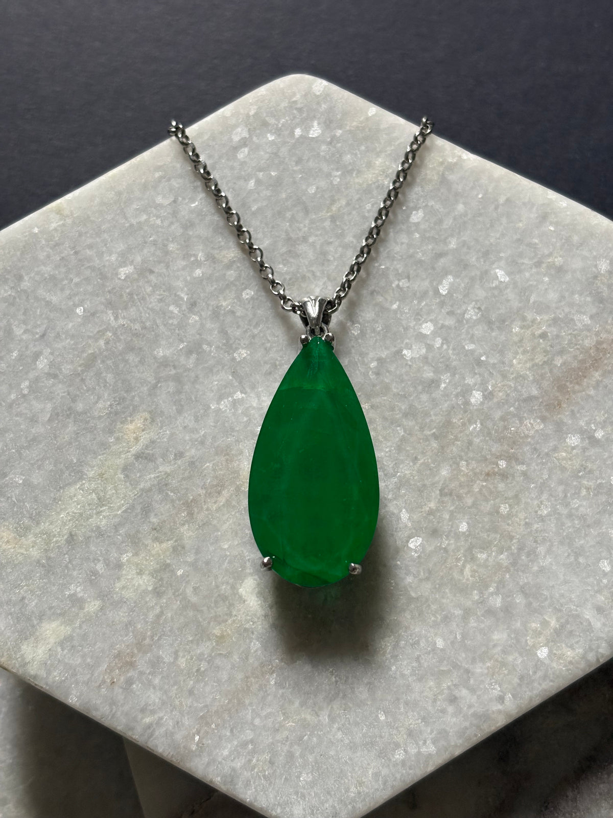 Green Tourmaline Necklace