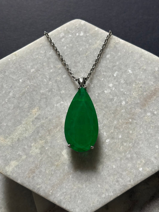 Green Tourmaline Necklace