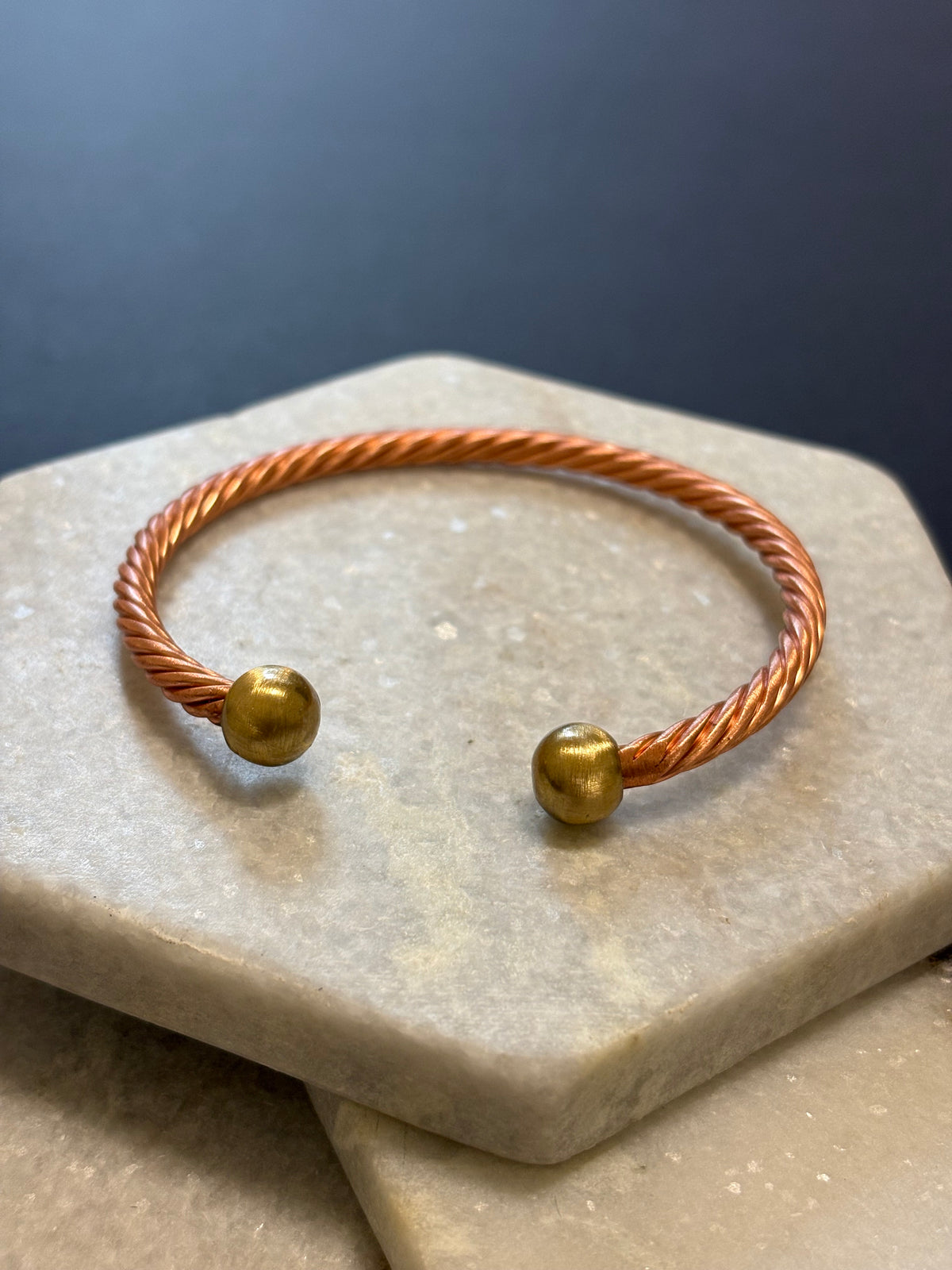 Brass & Copper Cuff Bracelet