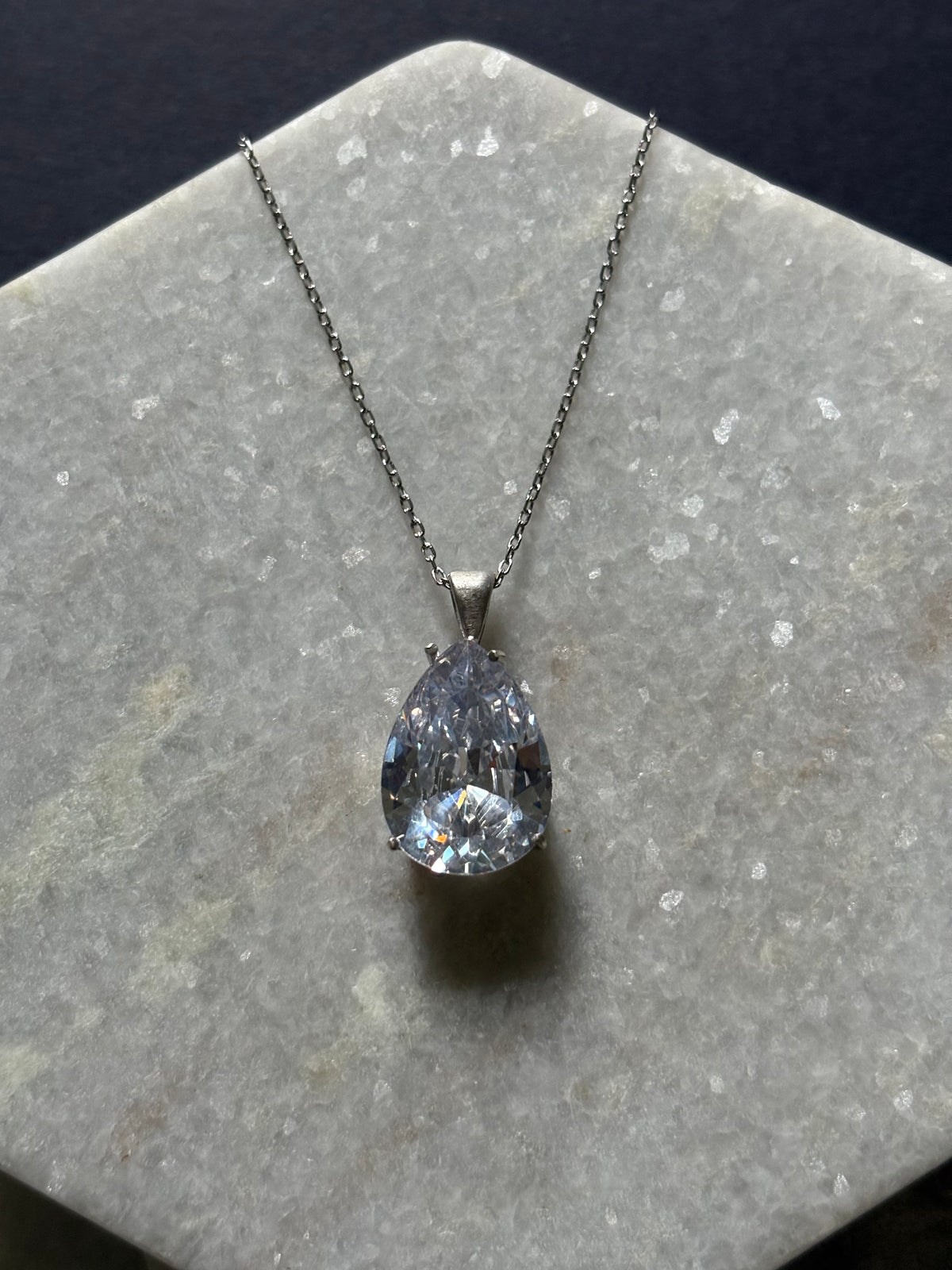 White Topaz Necklace