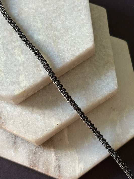 Woven Silver Thread Bracelet