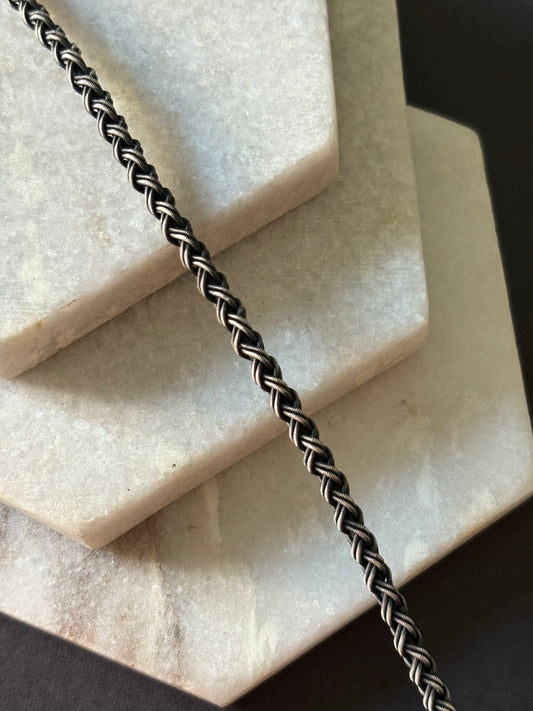 Rope Silver Thread Bracelet