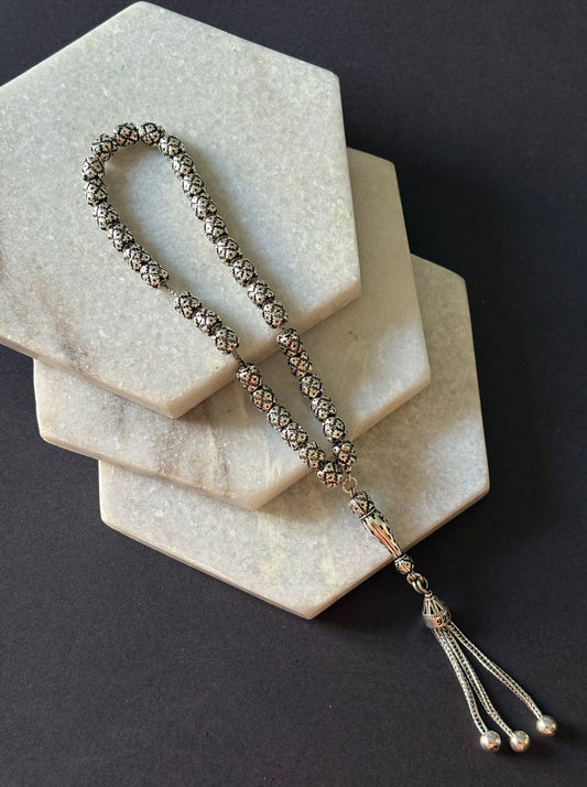 Sterling Silver Tapestry Rosary