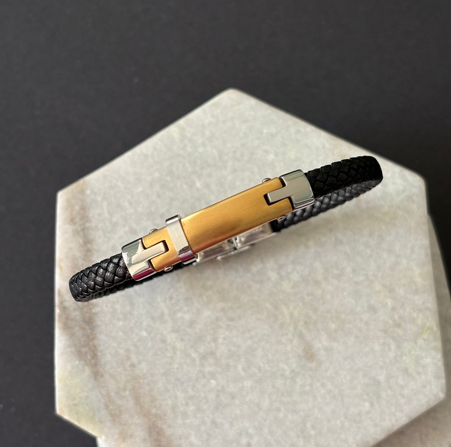 Braided Multi Metal Bracelet