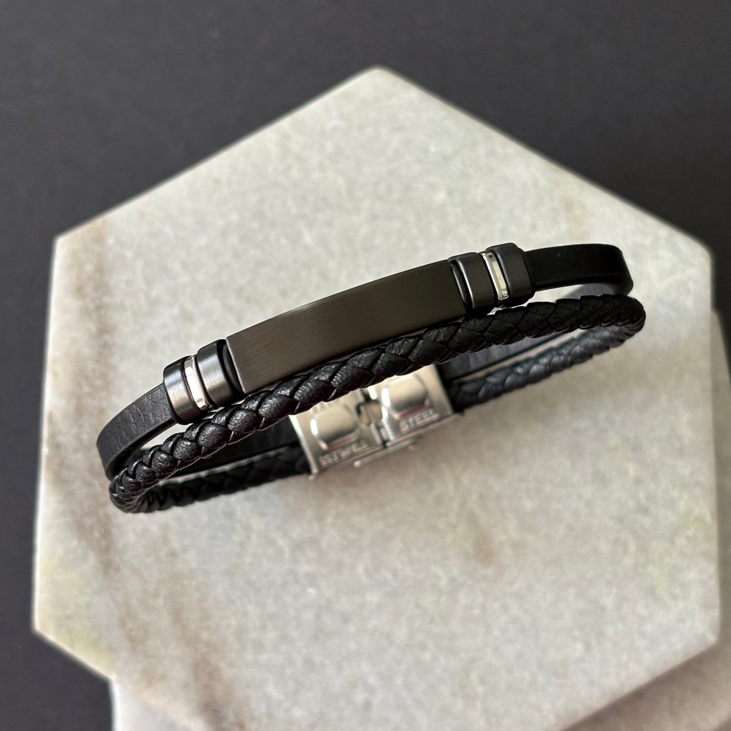 Double Strand Braided Bracelet