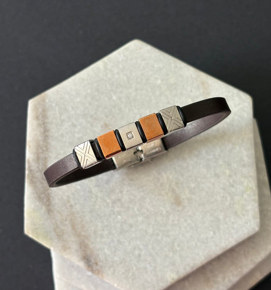 Rose Gold Mosaic Bracelet