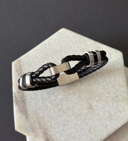 Double Loop Braided Bracelet