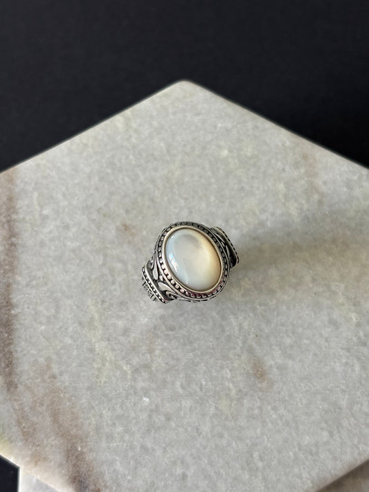 Ophelia Mother of Pearl Ring