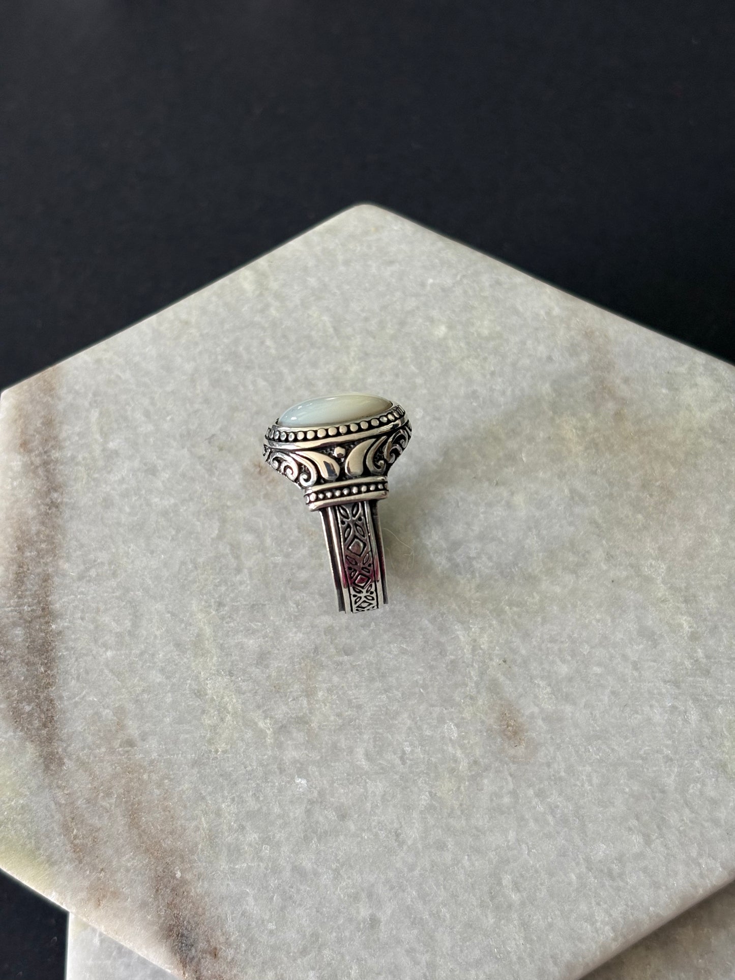 Ophelia Mother of Pearl Ring