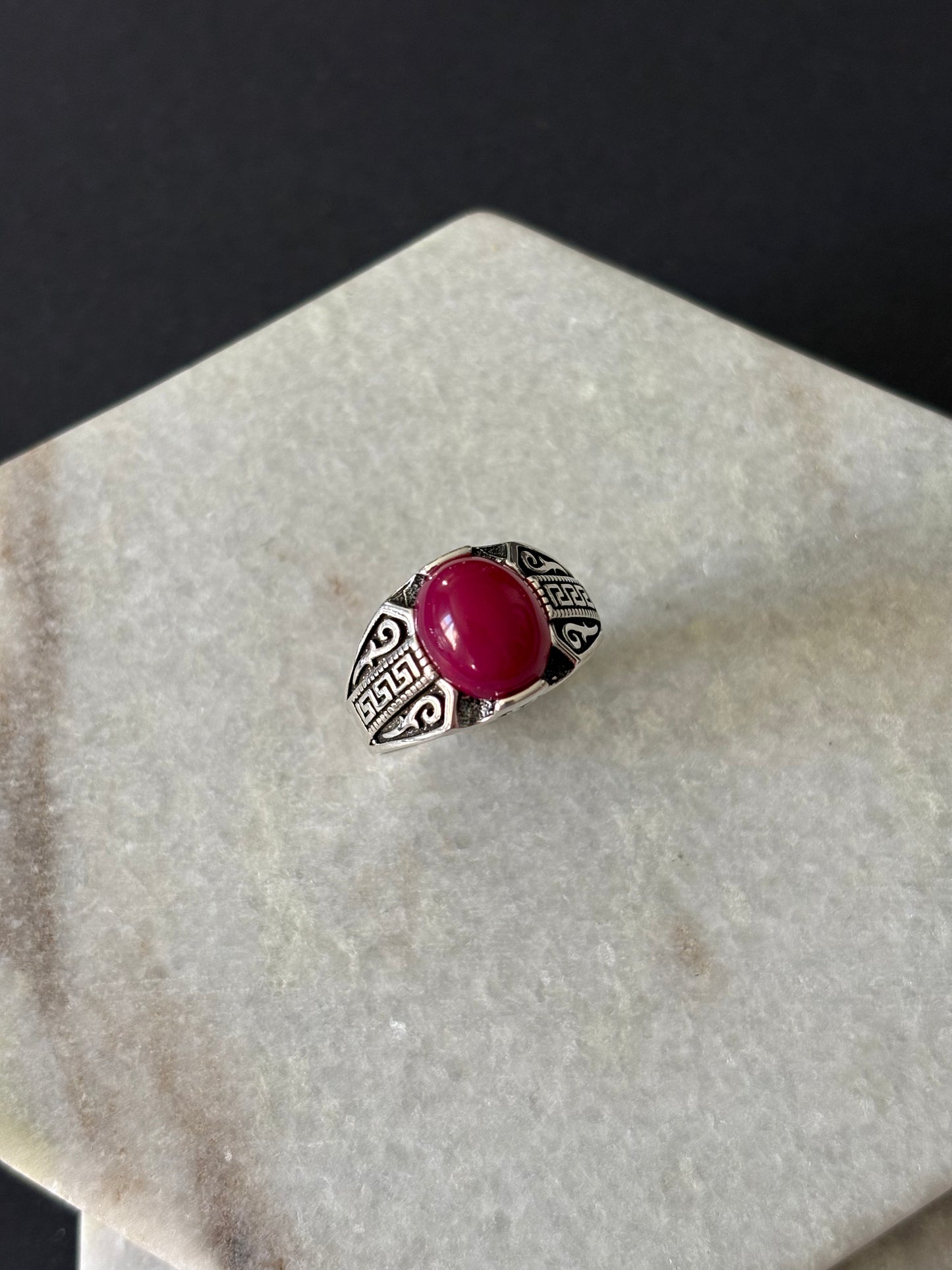 Scarlet Ruby Ring