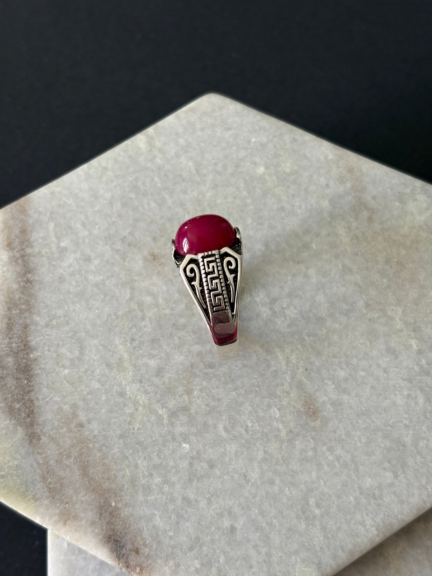 Scarlet Ruby Ring