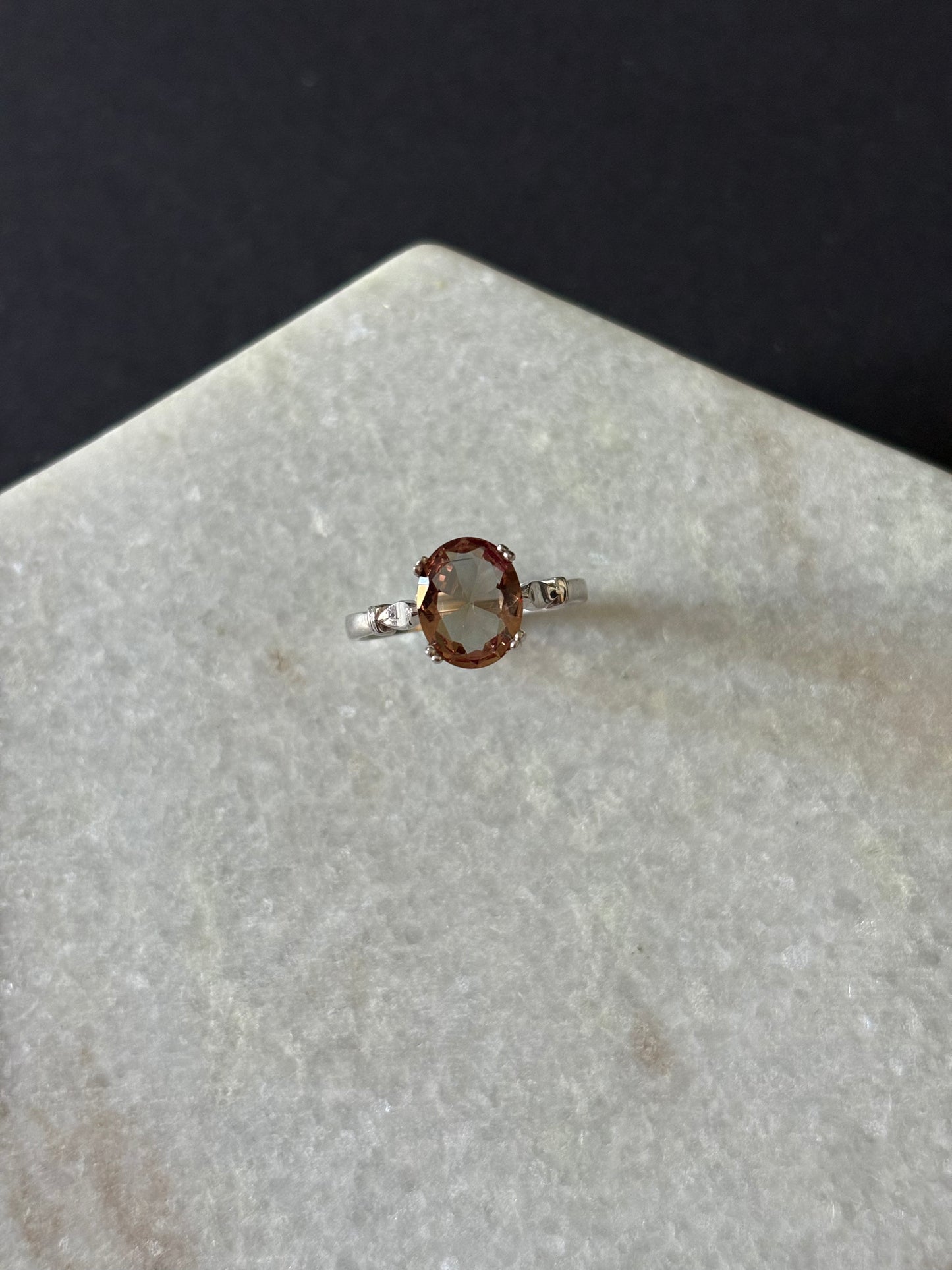 Small Oval Solitaire Ring