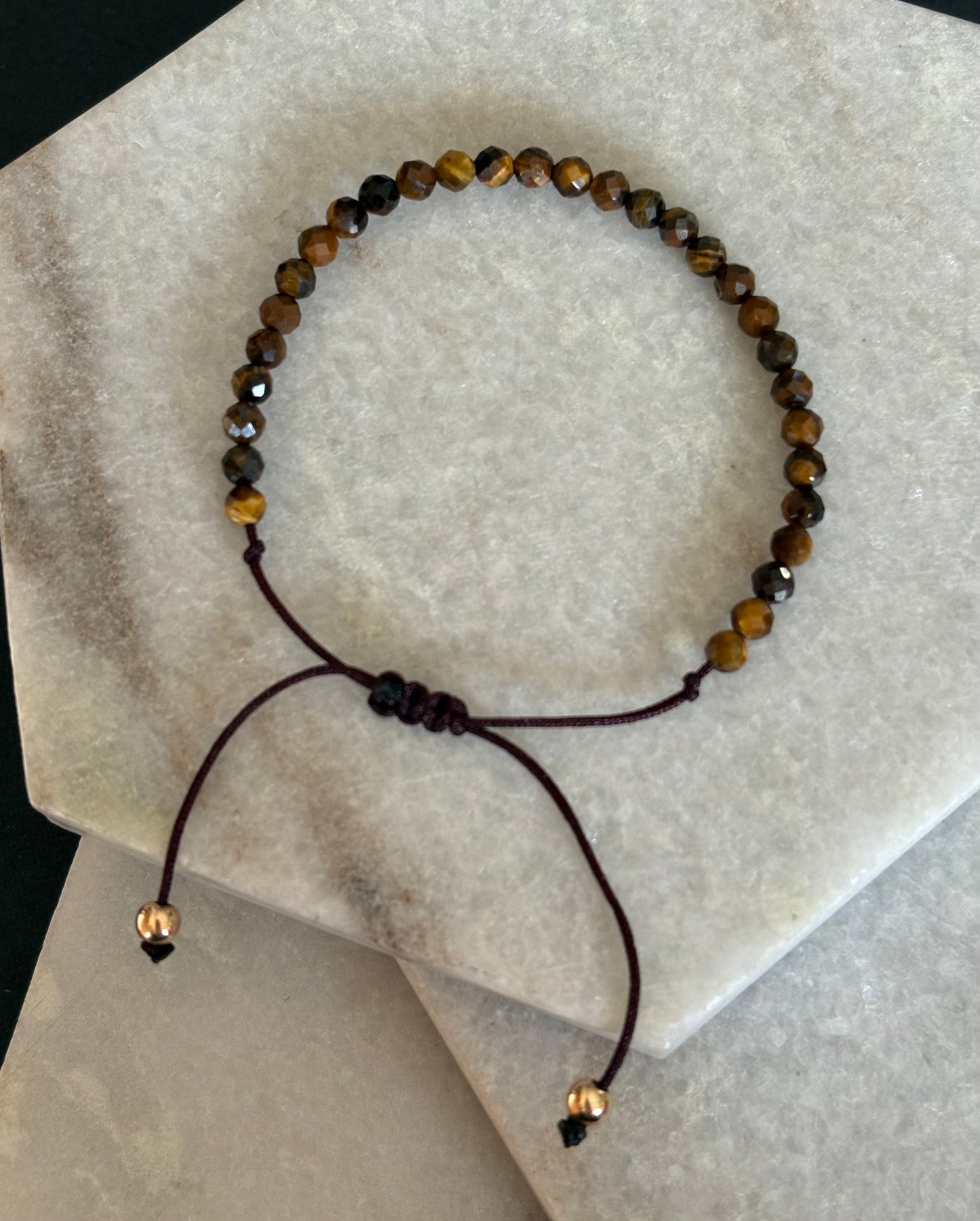 Adjustable Tiger's Eye Bracelet