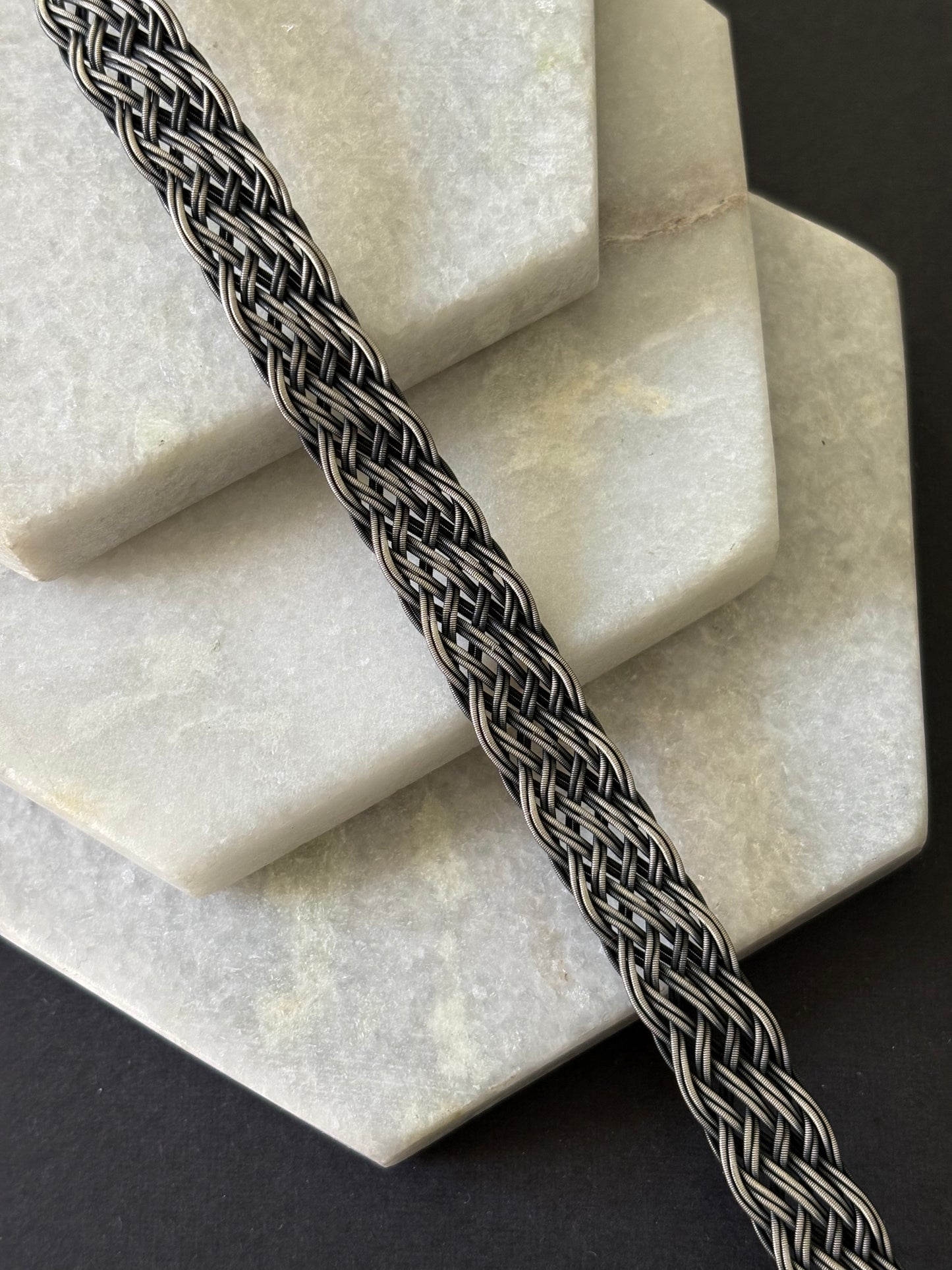 Rattan Silver Thread Bracelet