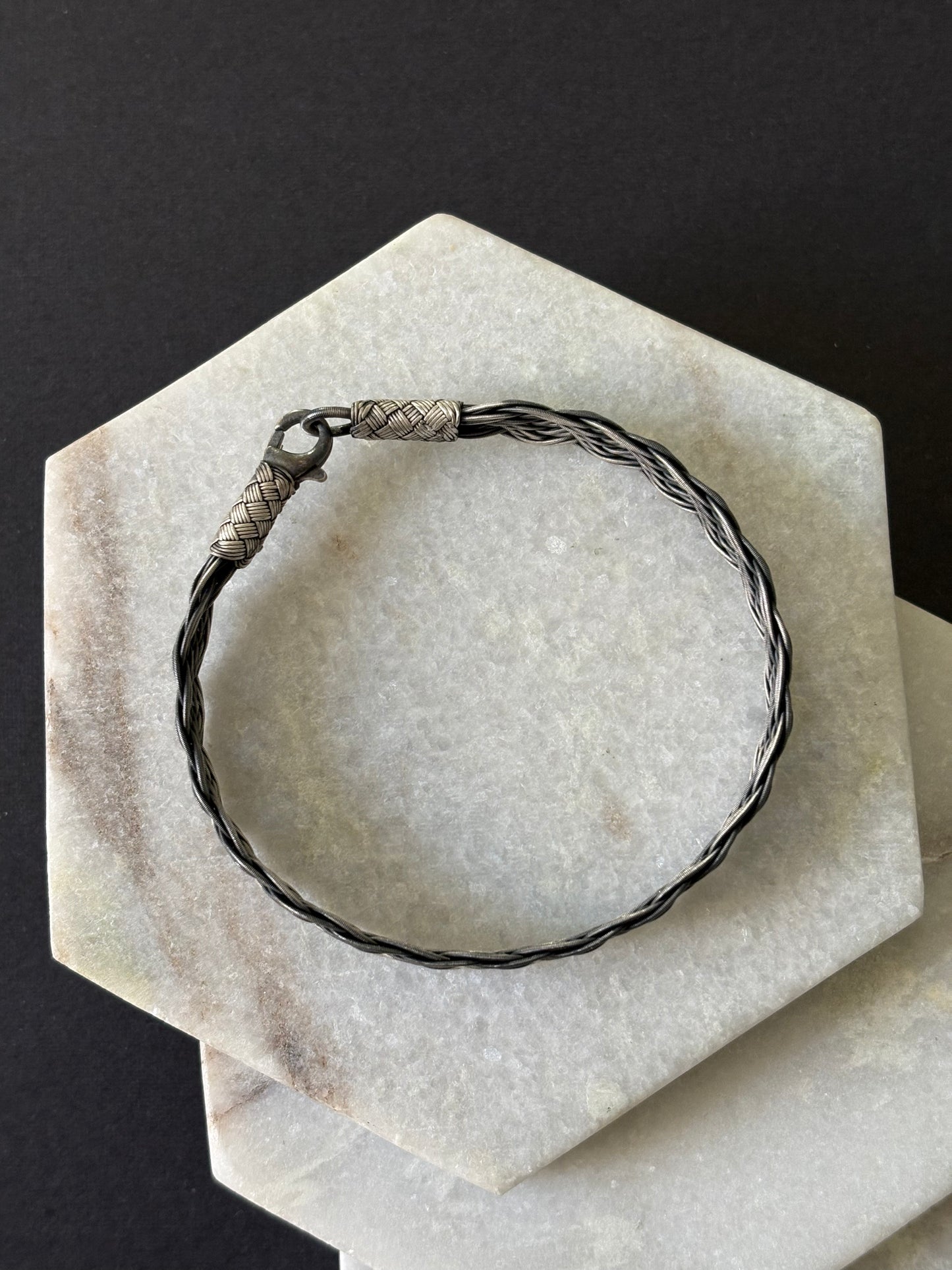 Rattan Silver Thread Bracelet