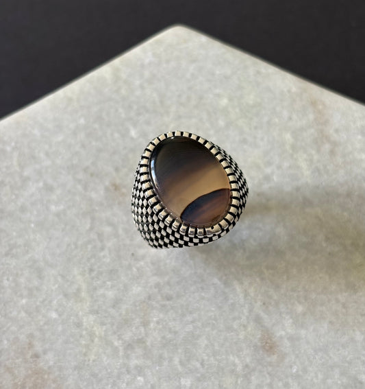 Sahara Yemeni Aqiq Ring