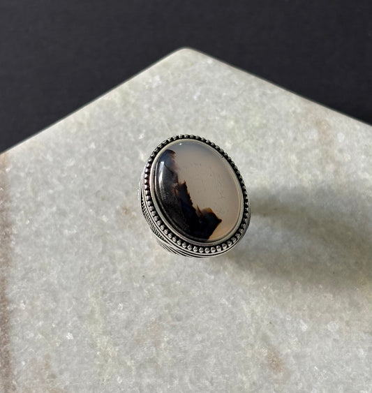 Jabal Yemeni Aqiq Ring