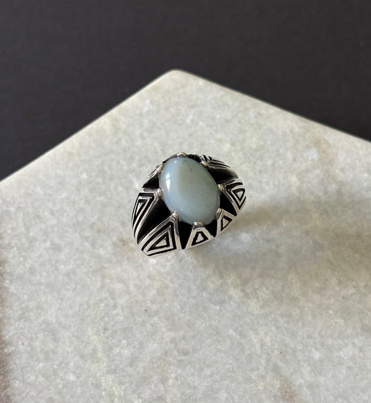 Najm Yemeni Aqiq Ring