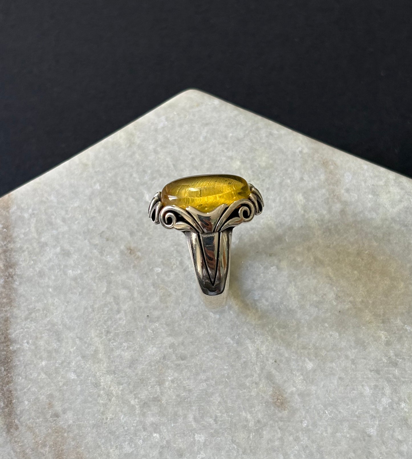 Asfar Amber Ring