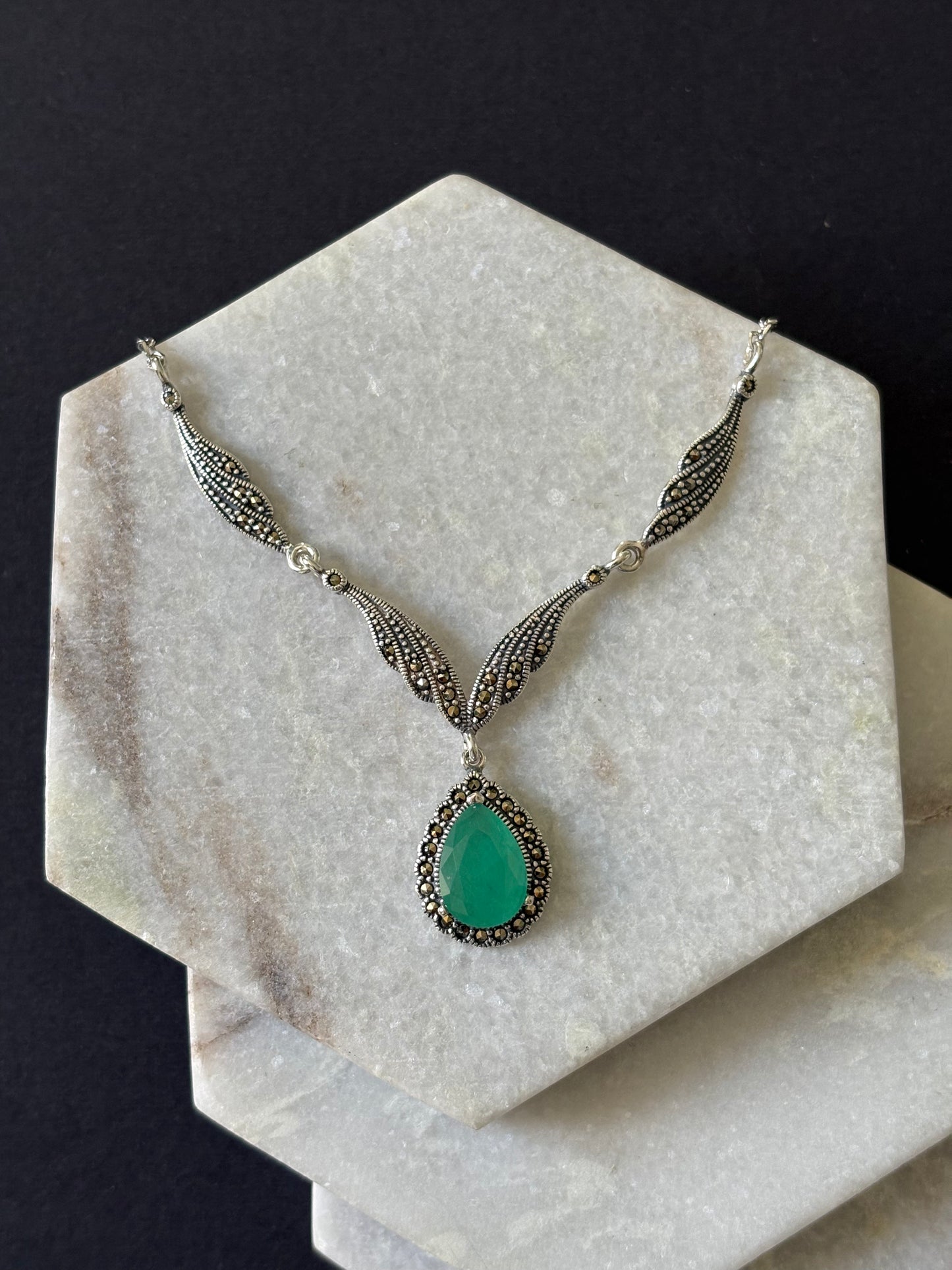 Ottoman Green Tourmaline Necklace