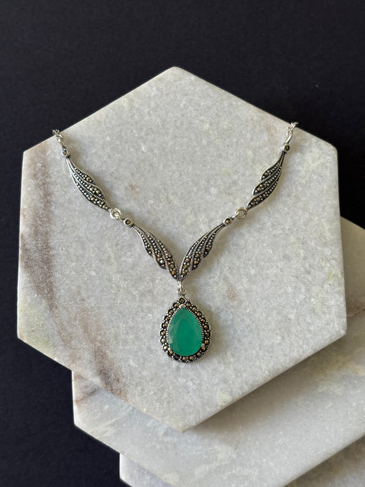 Ottoman Green Tourmaline Necklace